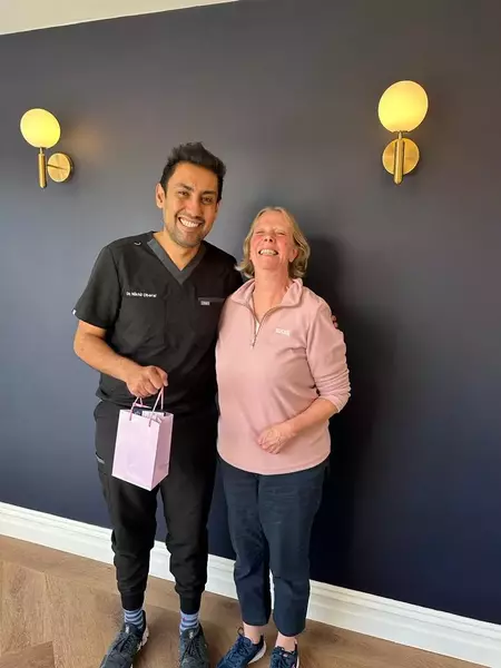 Debbie & Nik Implant Patient Wilmslow